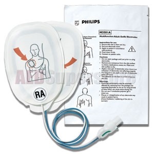 Electrode Pads Barrel Style for use with M1722A/B Defibrillator